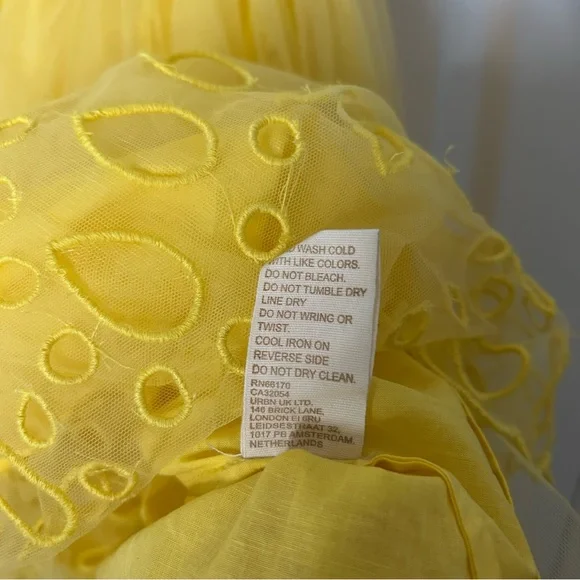 Anthropologie Let Me Be Eyelet Tulle Mini Dress - Picture 15 of 15